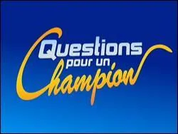 Jeu TV : Qui prsente l'mission Question pour un champion ?
