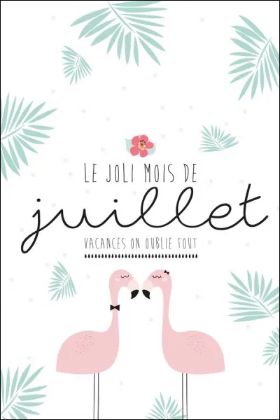 Comment dit-on "Juillet" ?