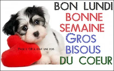 Comment dit-on "lundi" ?