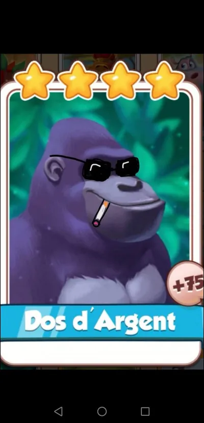 Quelle est la couleur des yeux du cher et tendre Dos d'Argent de Laura ?