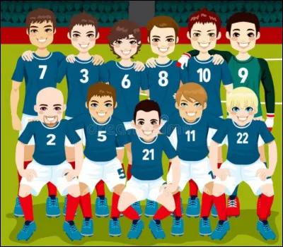 Combien y a-t-il de joueurs, par équipe, sur un terrain de football ?