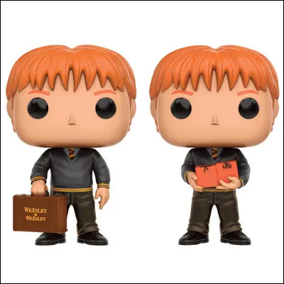 Voici les jumeaux Weasley en train de faire la promotion de leur nouveau commerce. Comment se nomme-t-il ?