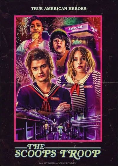 Où Steve Harrington, Erica Sinclair, Dustin Henderson et Robin Buckley se sont-ils infiltrés ?