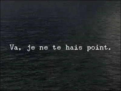 Quelle figure de style est illustrée par ce vers de Corneille, dans ''Le Cid'', ''Va, je ne te hais point'' ?