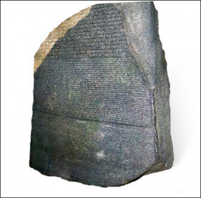 Quelle pierre a permis à Champollion de déchiffrer les hiéroglyphes ?