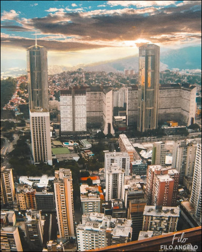 La ville de Caracas se situe dans l'hémisphère Sud.