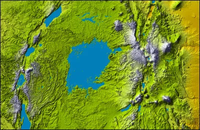 Le lac Victoria (Afrique) est travers&eacute; par l'&eacute;quateur.