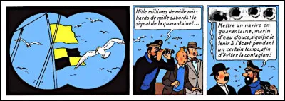 Dans les toutes premières pages du "Temple...", nous avons droit à une répartie très éclairée d'un des Dupond : laquelle ?