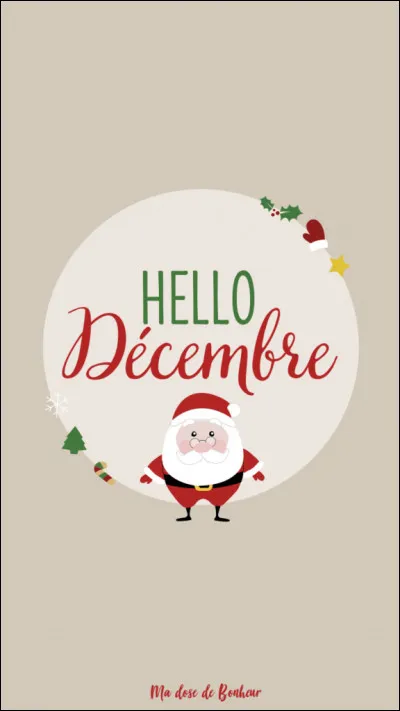 Combien de jours le mois de d&eacute;cembre compte-t-il ?