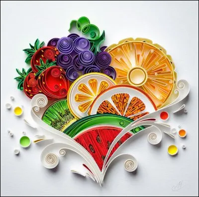 Quel est le fruit le plus en bas de la photo ?