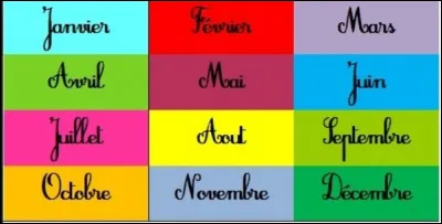 En quel mois est tu née ?