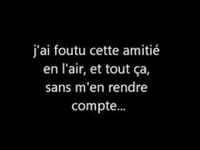 Qu'est-ce qui pourrait gâcher une amitié ?