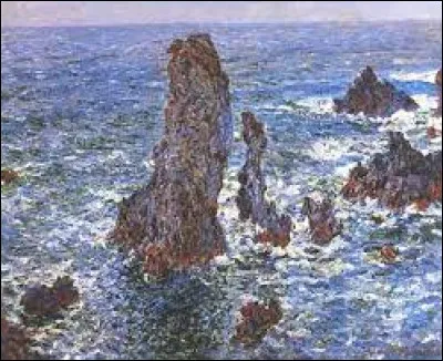 Qui a peint "Les Pyramides de Port-Coton, mer sauvage" ?