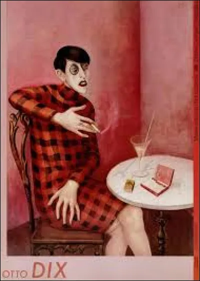 Qui a peint "Portrait de la journaliste Sylvia von Harden" ?