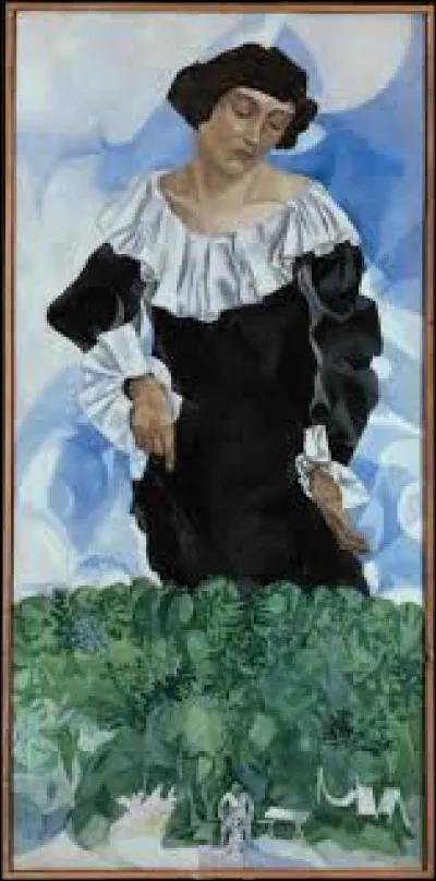 Qui a peint "Bella au col blanc" ?