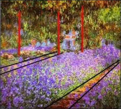Qui a peint "Le Jardin de l'artiste à Giverny" ?