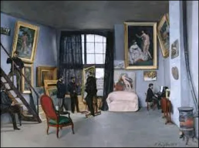 Qui a peint "l'atelier de Bazille" ?
