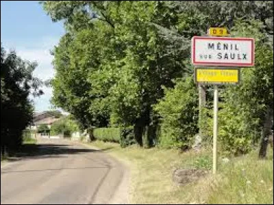 Nous sommes dans la Meuse, à l'entrée de Ménil-sur-Saulx. Nous nous trouvons dans l'ancienne région ...