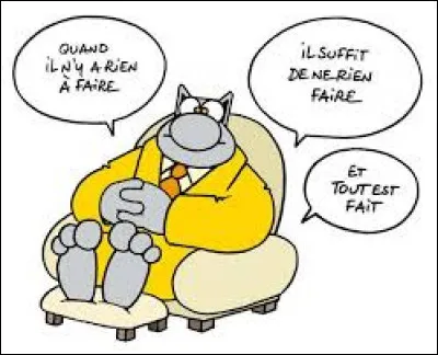 Qu'a-t-on dans la main lorsque nous sommes feignants ?