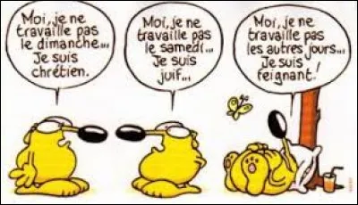 Il y en a qui préfèrent ne rien faire. Trouvez l'expression qui va avec !