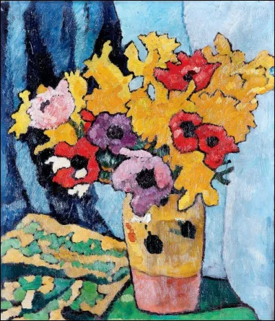 Qui a peint "Bouquet d'anémones et jonquilles" ?