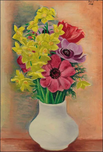 Qui a peint "Pensées et jonquilles" ?