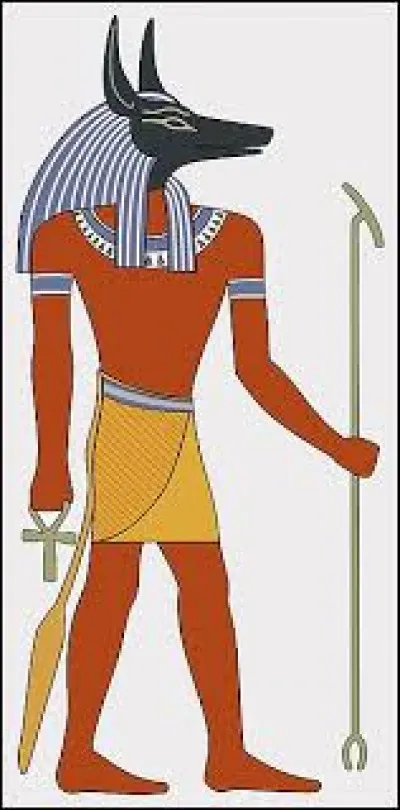 Anubis est le dieu de la momification et des morts.