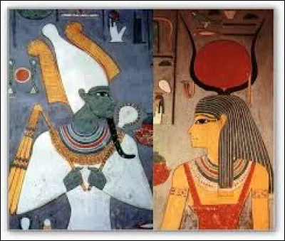 Isis est une déesse qui est la soeur d'Osiris dieu des morts et de la résurrection.