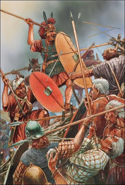 Les Cimbres et les Teutons mettaient à feu et à sang la Gaule depuis 10 ans, l'armée romaine mettra un terme définitivement à cette invasion dans une boucherie plus qu'une bataille en 101 av J. -C où 300 000 barbares périrent. Quelle est-elle ?