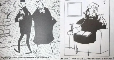 A quel dessinateur doit-on les "vieilles dames" aux jambes filiformes du "Paris Match" et du "Figaro" ?