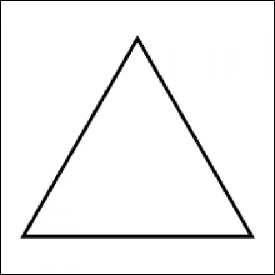 Pour vous, un triangle, c'est quoi ?
