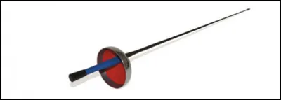 A l'épée on doit toucher avec........