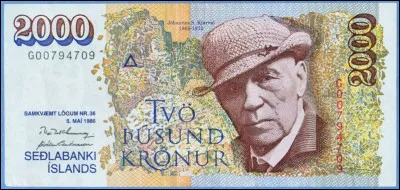 Peintre de renommée internationale, ses oeuvres sont exposées au musée de Reykjavik !