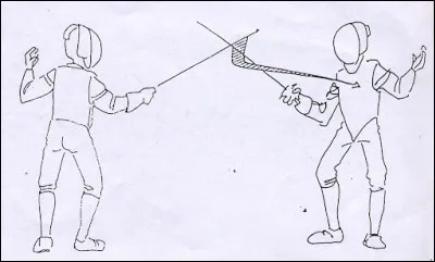 Donnez-moi les 3 attaques simples en escrime...