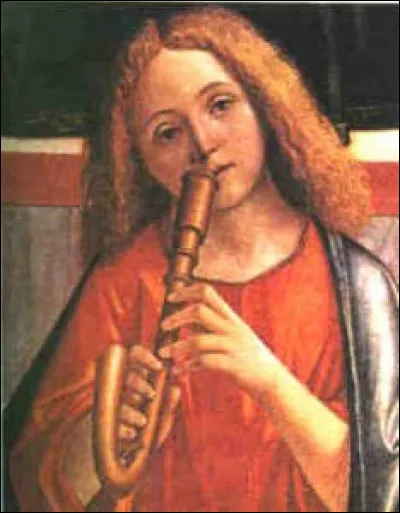Quel est ce drôle d'instrument de musique ancêtre du hautbois avec une hanche et un bois retourné à son extrémité ?