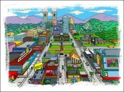 Comment s'appelle la ville ennemie de Springfield ?