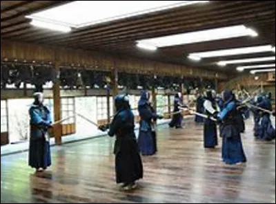 Quel est le nom de la salle où se pratique les arts martiaux ?