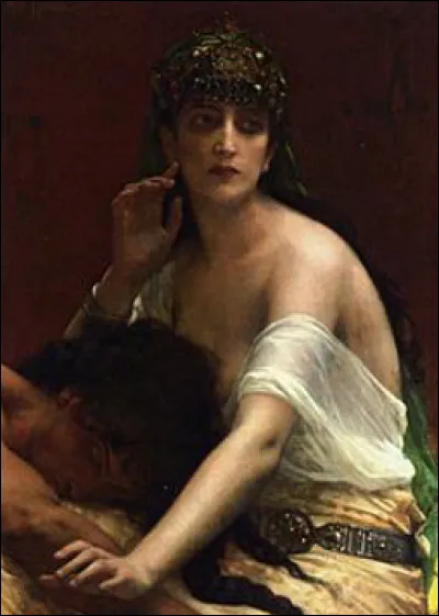 Qui est ce personnage féminin de la bible qui livre Samson aux Philistins après lui avoir couper les cheveux dans lesquels résidait sa force ?