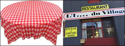 Avec ce truc à carreaux en guise de kleenex, ayez l'air bête en sachant lui dit "Odieux !"