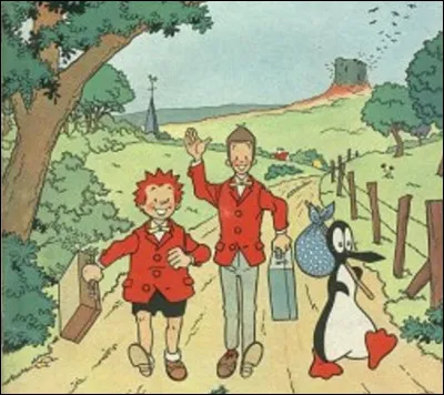 Quel est le nom du compagnon de ''Puce'' dans la série de bande dessinée créée par Alain Saint-Ogan ?