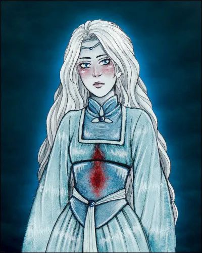 Quel était le nom de la femme que le Baron Sanglant aimait, mais qu'il a tuée par rage ?