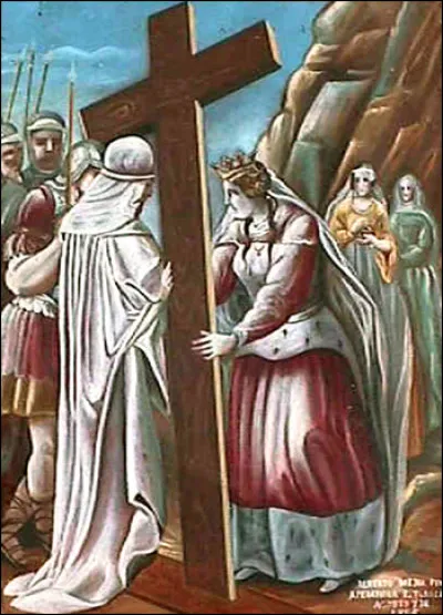 Cette impératrice, mère de l'empereur Constantin, découvrit la Sainte-Croix en terre sainte au IVe siècle. Qui est-elle ?