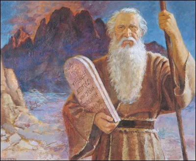 Ce même bâton l'aida a gravir une montagne pour aller rencontrer Dieu. Quelle est-elle ?