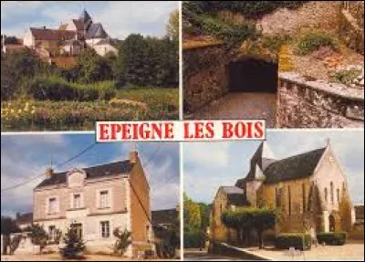 Commune du Centre-Val-de-Loire, dans l'arrondissement de Loches, Épeigné-les-Bois se trouve dans le département ...