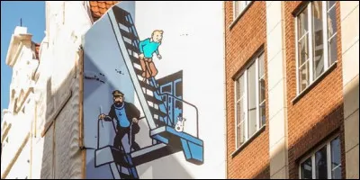 Dans la rue de quelle ville peut-on admirer cette superbe fresque ?