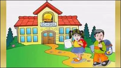 Les enfants se préparent pour aller :