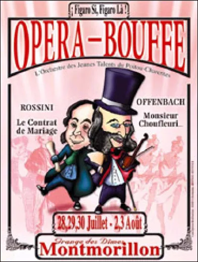 Quel élément trouve-t-on toujours dans l'opéra bouffe ?