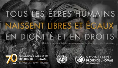 De quand date la Déclaration universelle des droits de l'homme ?