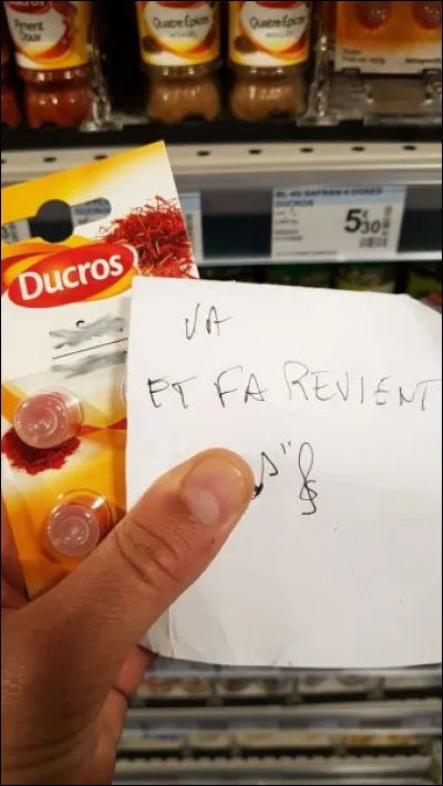 Et un petit coup de Claude Franfois, fa faivait longtemps...