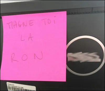 Vous n'êtes pas obligés de suivre le conseil...